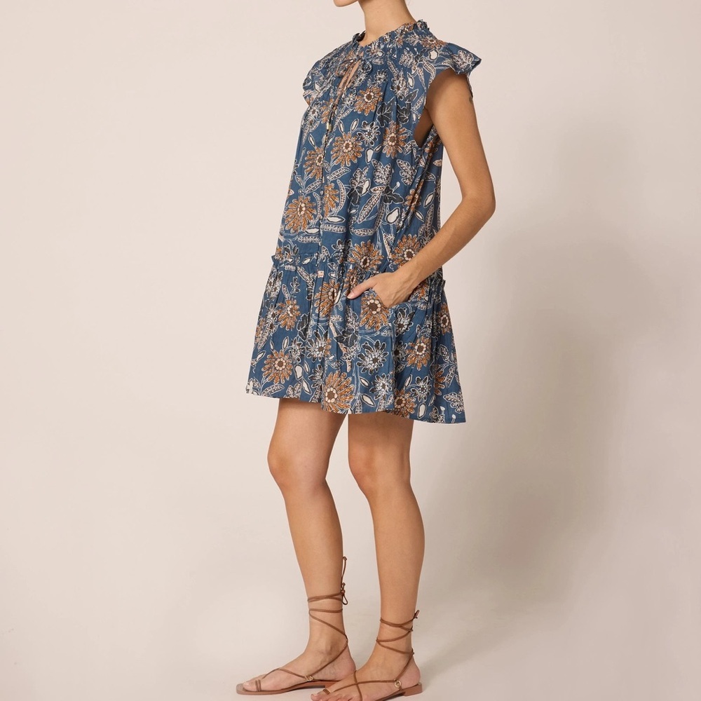 Cleobella Lydia Mini Dress Magnolia - Picture 3 of 10